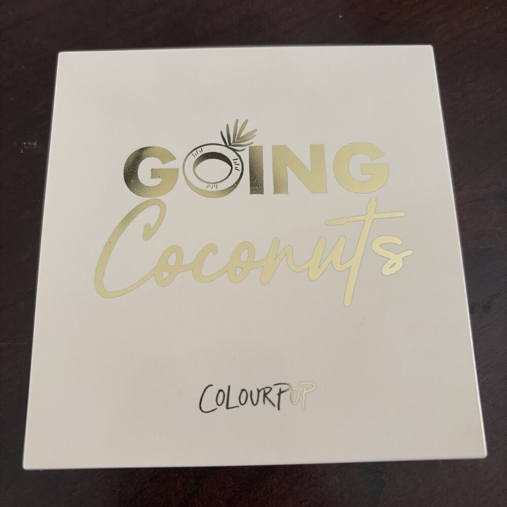 COLOURPOP Going Coconuts Pressed Powder Eyeshadow Palette - New in Box